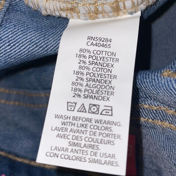Set Lot of 2 Denim Jeans Set Place Skinny Size 12 - Picture 9 of 13